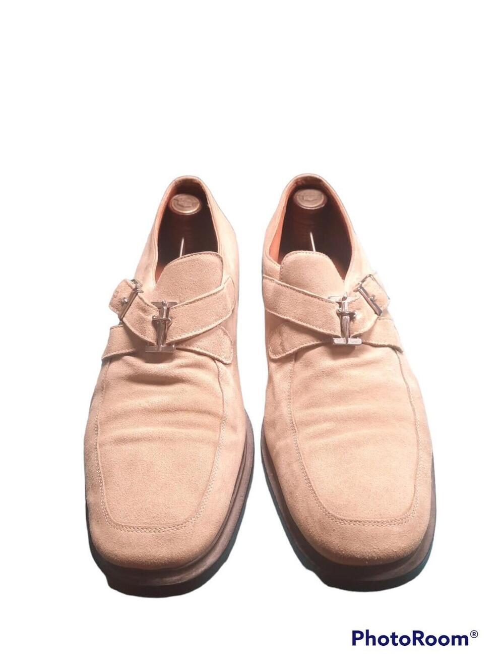 Cesare Paciotti 8623 Men's Suede Tan Loafer Shoes - Size US 9 / EU 43 / UK 8